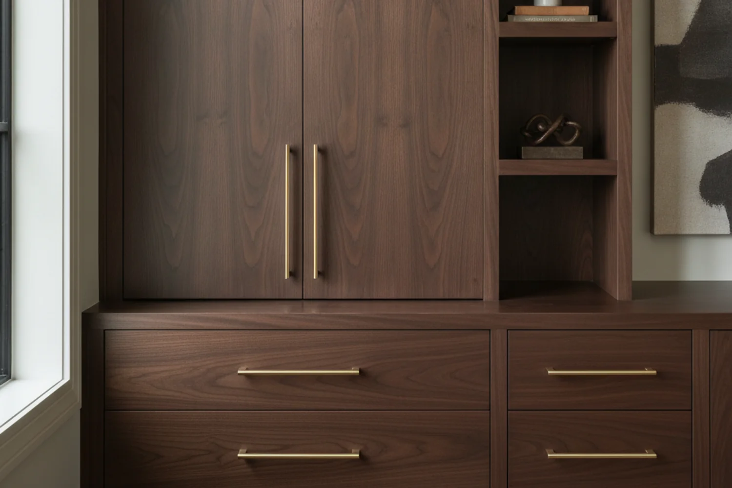 Custom cabinetry and built-ins by our Palo Alto remodeling team